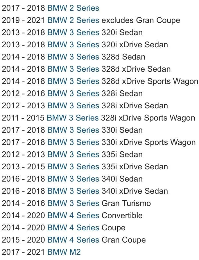Full list of compatible vehicles the 4Link4WD upgraded 2" hitch should fit - info from eTrailer.com. 