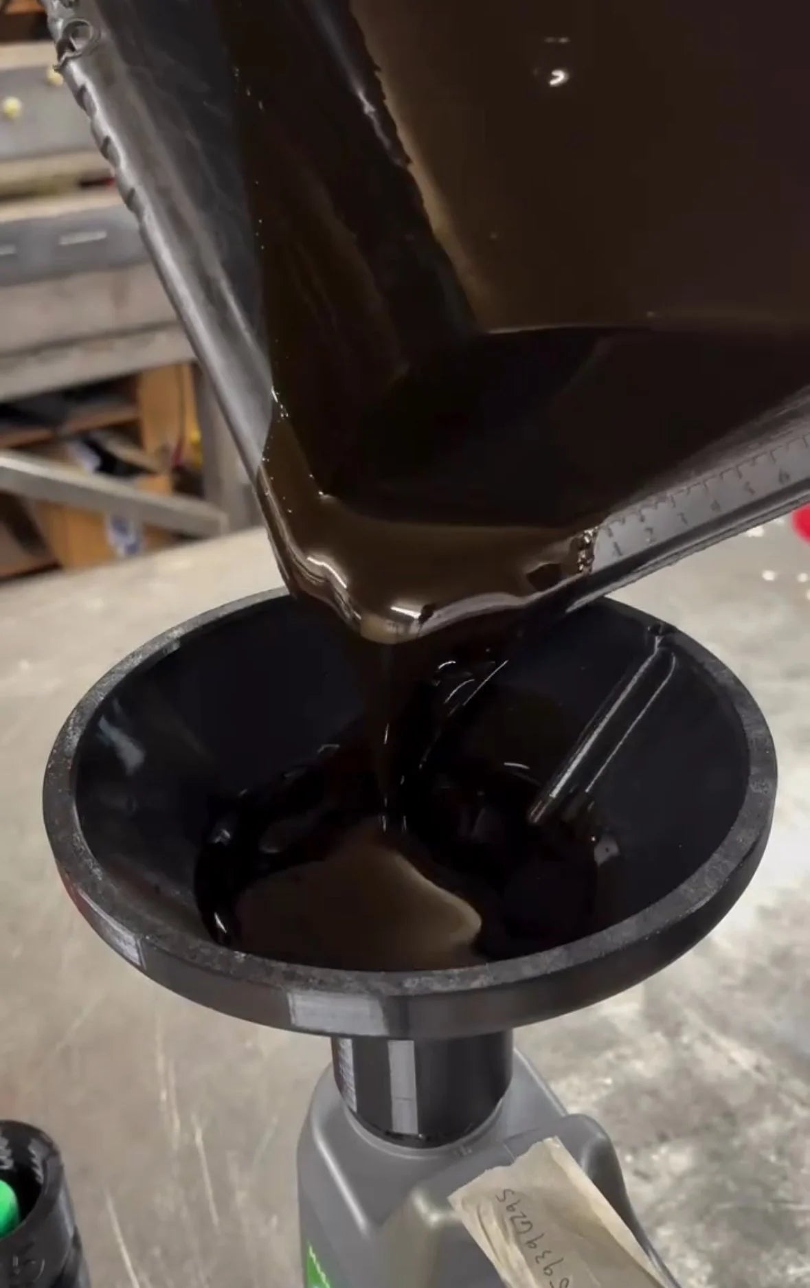 No-Spill Oil Transfer Funnel