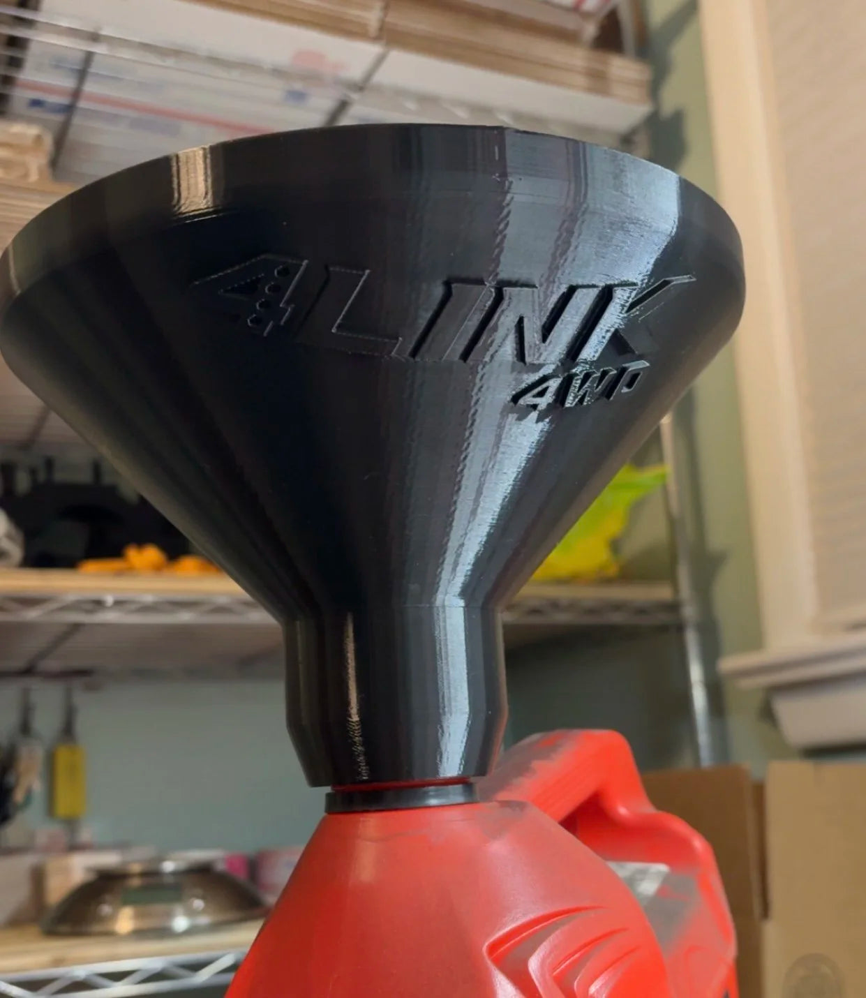 No-Spill Oil Transfer Funnel