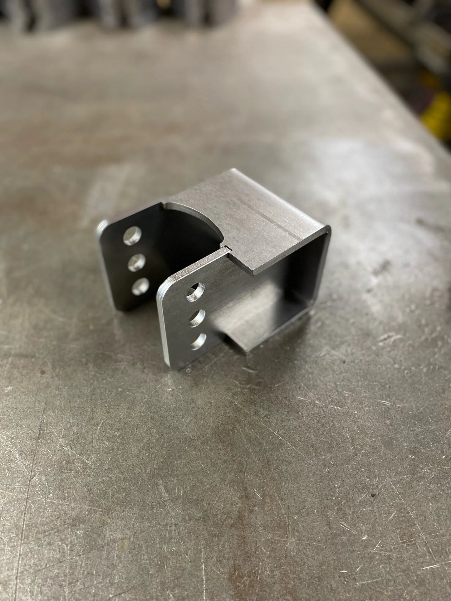 Inside / frame side of 4Link4WD adjustable upper control arm bracket.