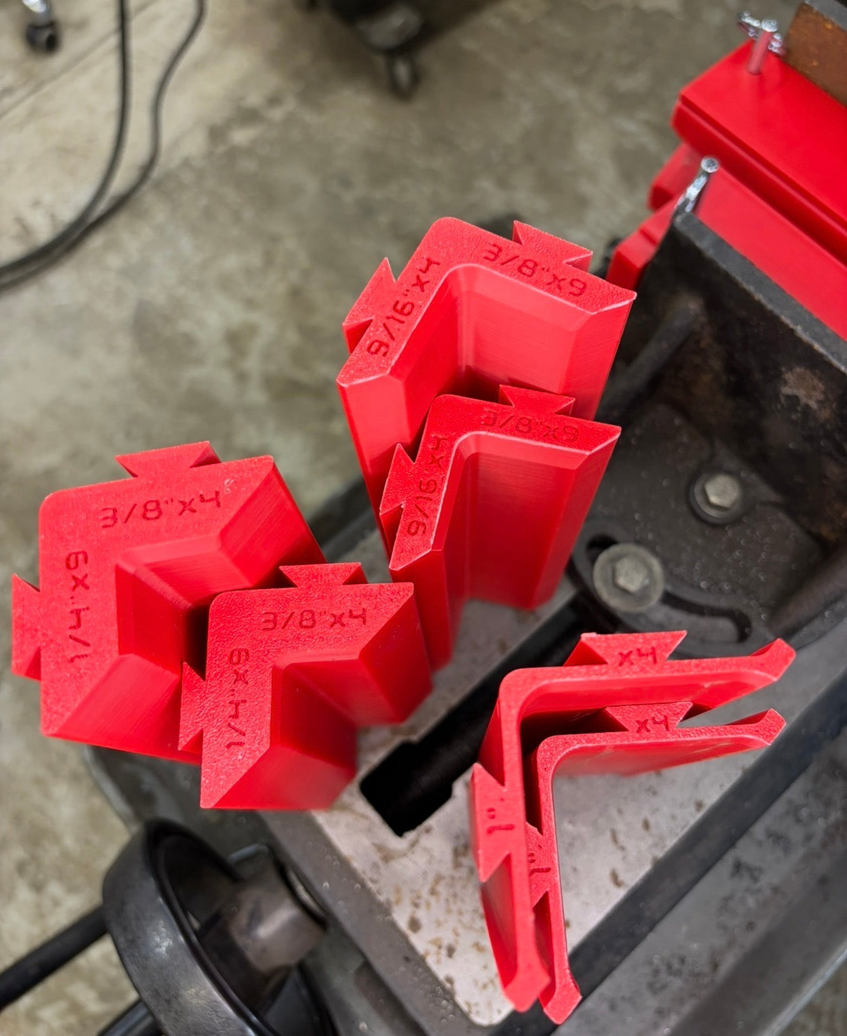Bandsaw Grouping Jaw Insert Set | 4Link4WD