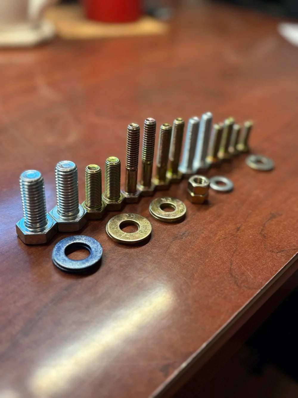 4Link4WD pinion tool hardware kit, carefully chosen to fit all common pinion yokes / flanges.