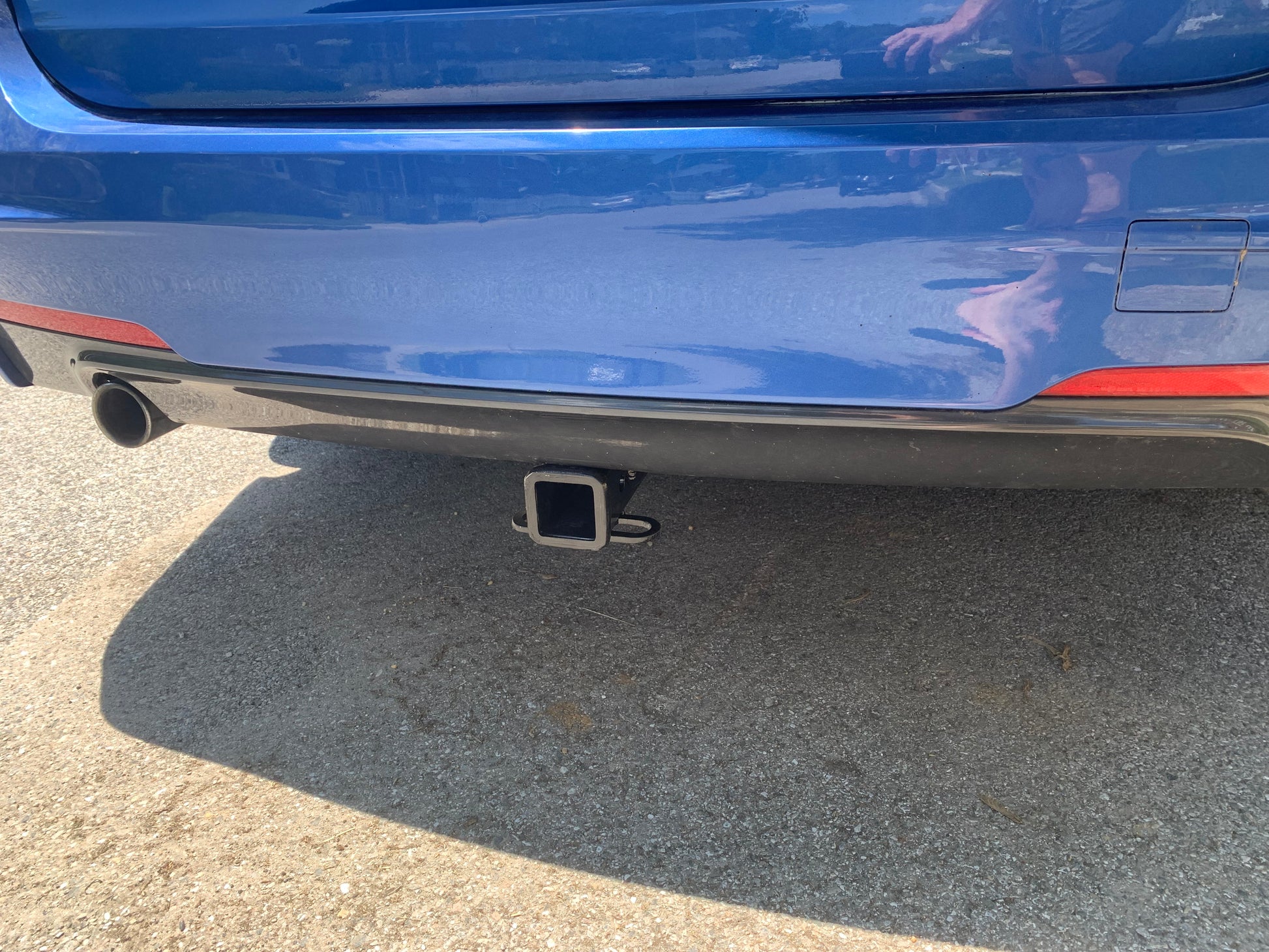 4Link4WD 2" upgraded hitch on 3 Series BMW sedan ( F30 ).