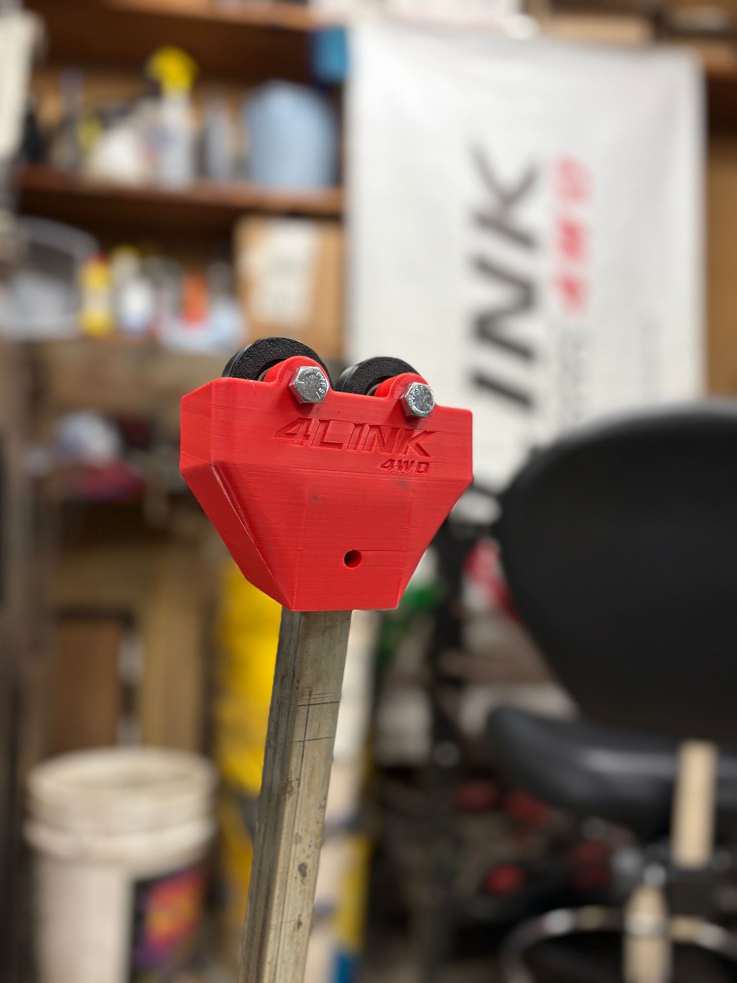 Pipe & Tubing Roller Attachment – Fits 1" Square Roller Stands | 4Link4WD