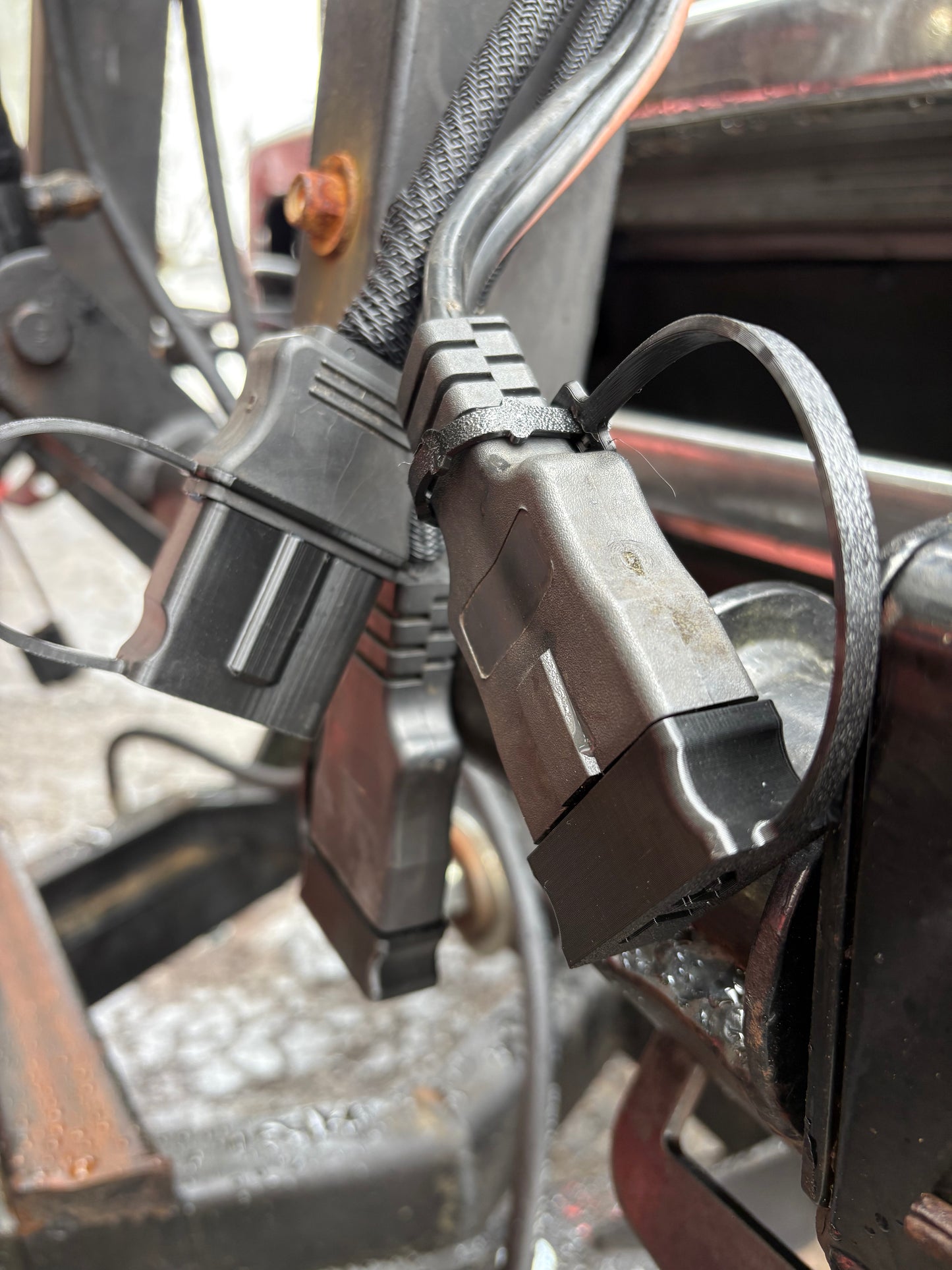 Snow Plow Electrical Connector Covers – Western & Fisher (Male & Female) | 4Link4WD