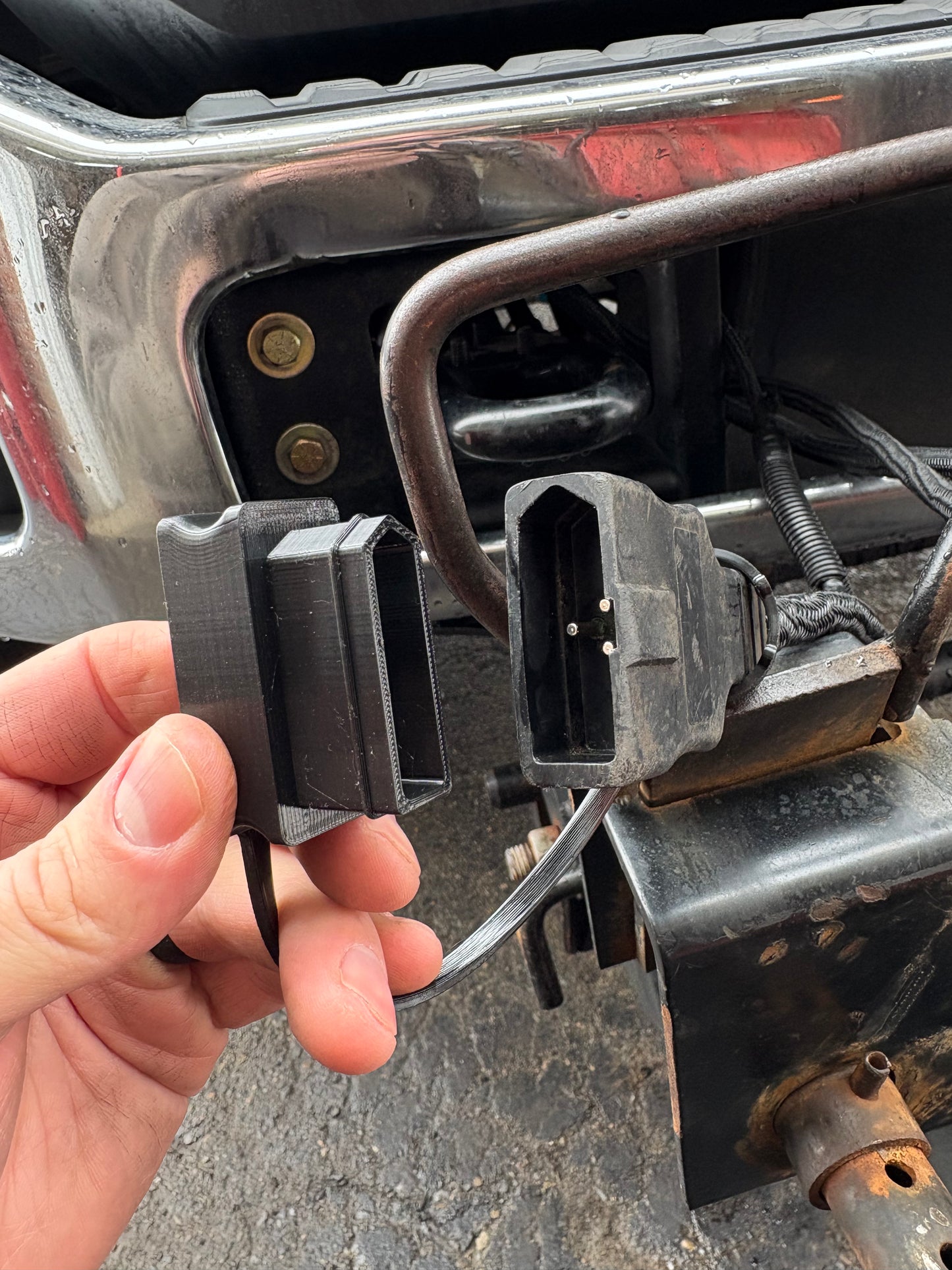 Snow Plow Electrical Connector Covers – Western & Fisher (Male & Female) | 4Link4WD