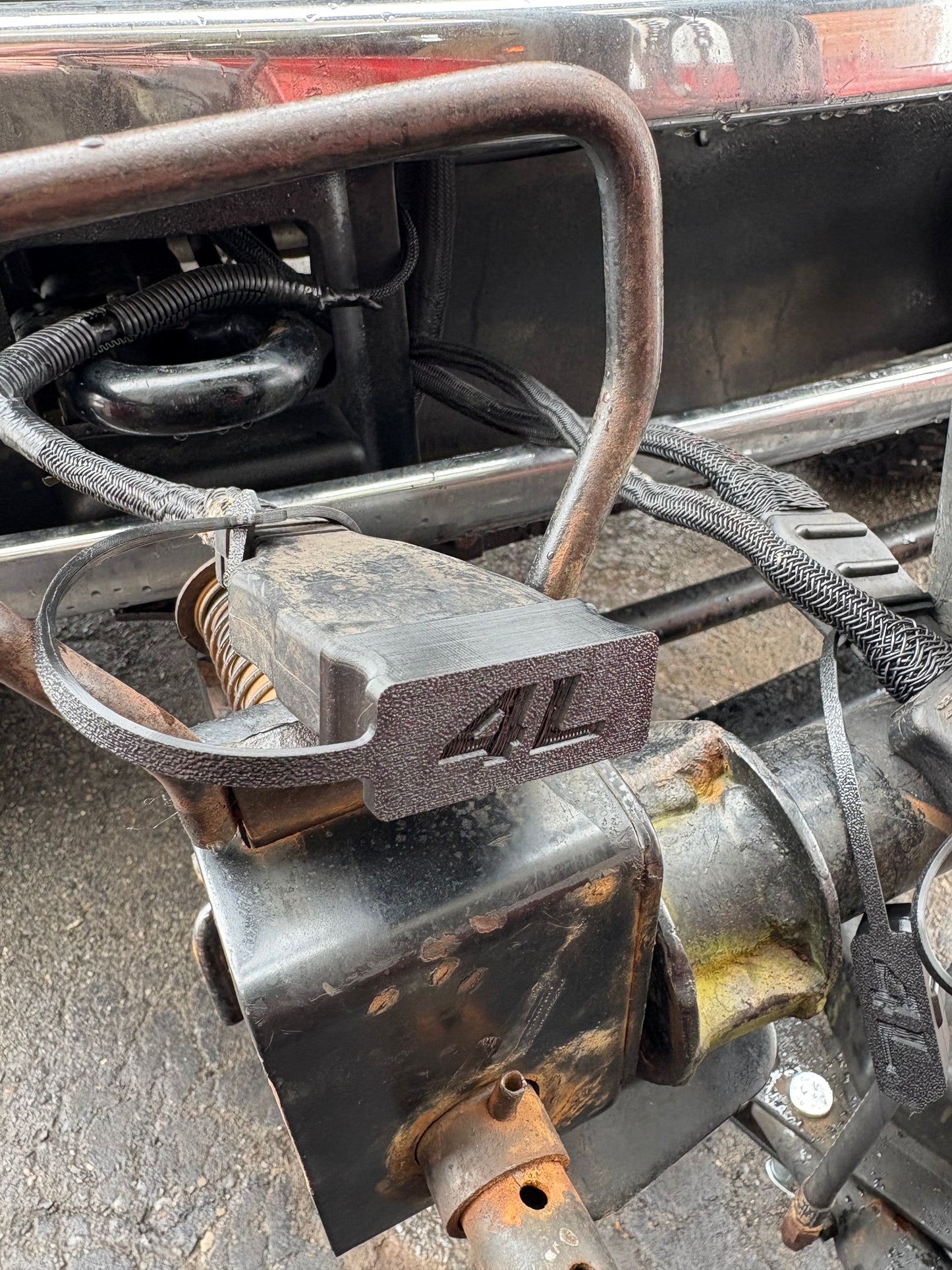 Snow Plow Electrical Connector Covers – Western & Fisher (Male & Female) | 4Link4WD