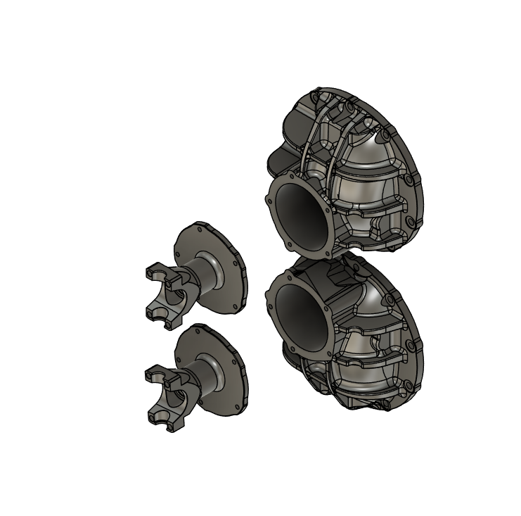 Mock-Up Ford 9” Third Member – Lightweight Fabrication Tool