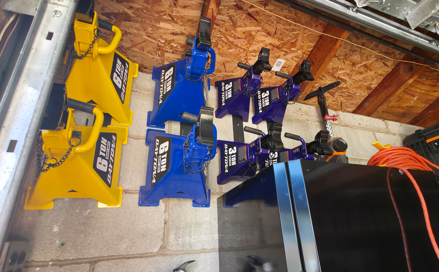 Jack Stand Wall Mount Hanger – Fits Daytona, Pittsburgh, & Universal 3-6 Ton Stands | 4Link4WD