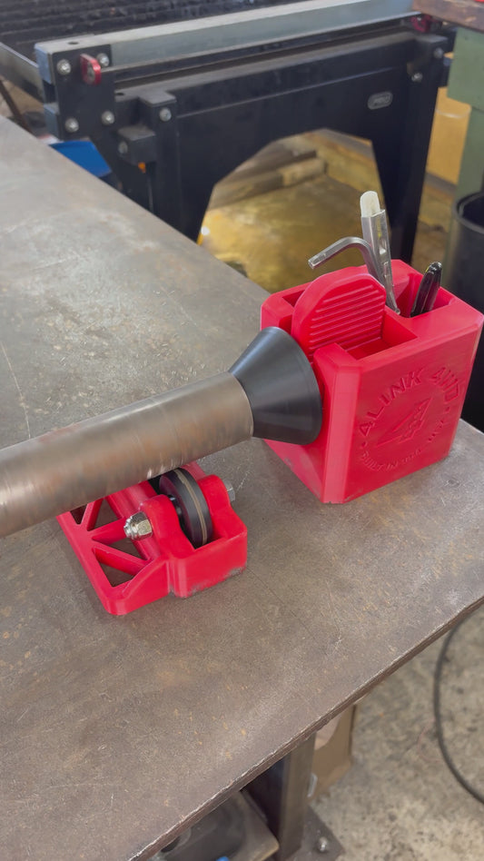 Magnetic Roller Tailstock – Bench Tube Support Attachment | 4Link4WD